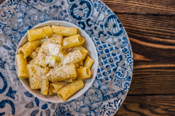 Rigatoni CACIO E PEPE